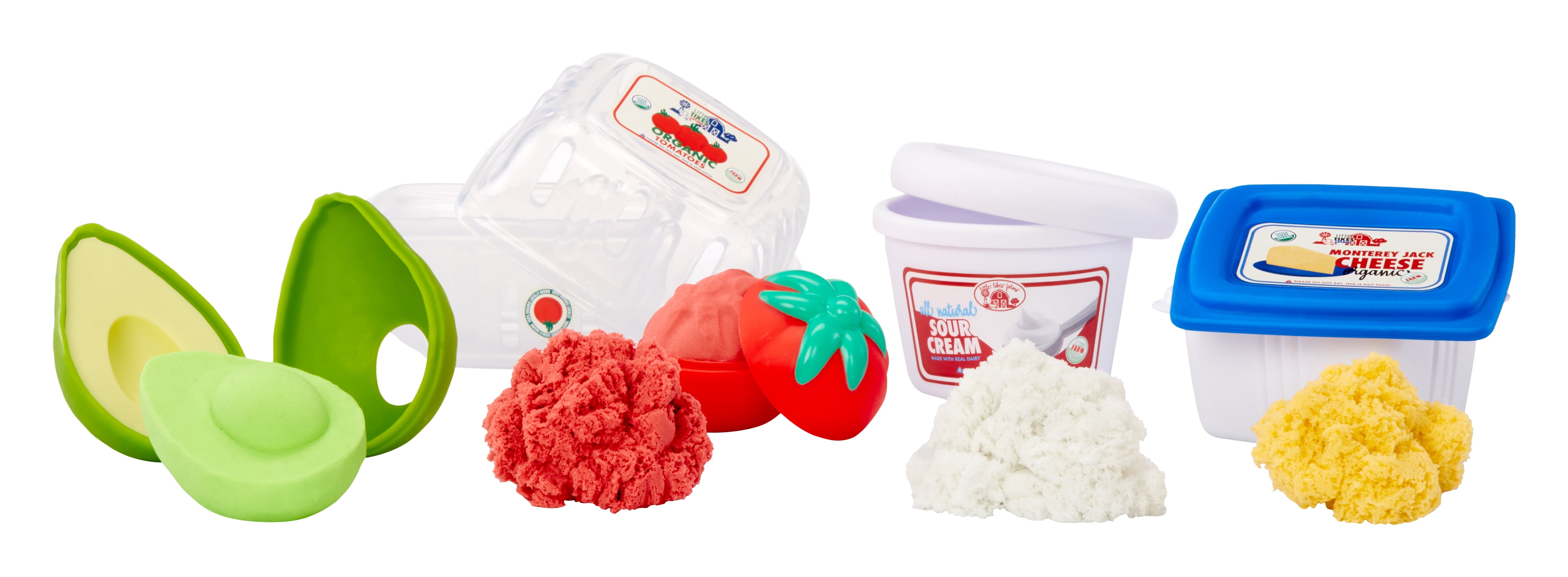 Little Tikes Creative Chefs Nacho Kit with Make-It Mix Play Sand, 22 Accessories, Realistic Pretend Play Nachos Maker, Boys, Girls, Ages 3+