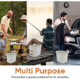 thumbnail image 5 of Superio Mop Bucket for Cleaning, Grey, 16 Liter (2 Pack), 5 of 5