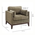 thumbnail image 4 of Comfort Pointe Chios Modern Arm Chair, 4 of 10
