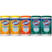 Clorox Disinfecting Wipes Variety Pack, 78 Count Pack of 5