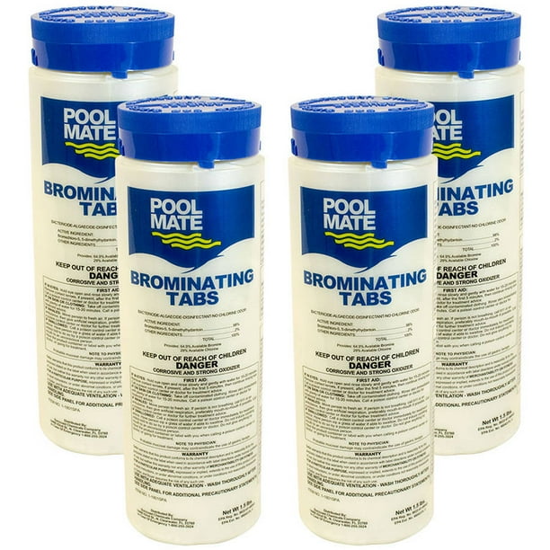 Pool Mate Spa Brominating Bromine Tabs for Spas and Hot Tubs, 1.5