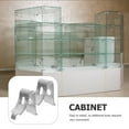 thumbnail image 4 of AURARMLET 18Pcs Metal Shelf Pegs Adjustable Bracket Clips Durable Silver for Shelves, 4 of 4