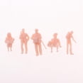 thumbnail image 2 of Esquirla 60pcs 1/87 Figurines Miniatures Modèle de Personnes pour Accessoires de Modèle de Table à Sable Parties, 2 of 8