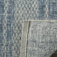 thumbnail image 5 of SAFAVIEH Courtyard Robert Striped Indoor/Outdoor Runner, 2'3" x 8', Light Grey/Blue, 5 of 10