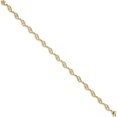 thumbnail image 2 of 14K Yellow Gold Diamond 7.5In Link Bracelet (7.5 X 5) Made In India bm4611-003-ya, 2 of 5