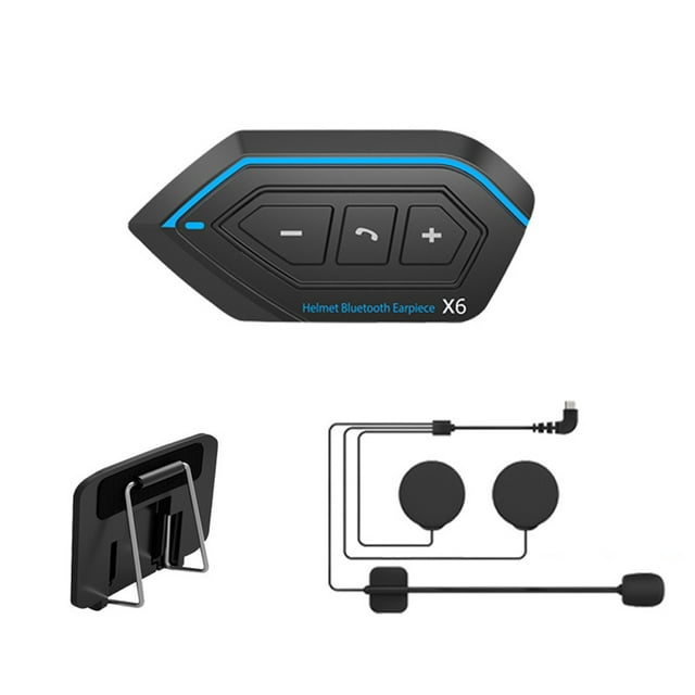 Auriculares para casco de moto BT 5.0 Pares rápidos Intercomunicadores IPX67 a prueba de agua