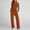*Brown, variant on ClodeEU Women's 2 Piece Sweatsuit Sets,Scoop Neck Slim Tops Lounge Set ,Wide Leg Pants Sets Brown,Womens Plus XXL