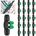 thumbnail image 1 of Locked Barbed Tee Connectors /\uD to /\uD Drip Irrigation Fittings Kit /mm to /mm Tube Lock Female Connector Way Barbed Lock Irrigation Parts for Watering System, 1 of 7