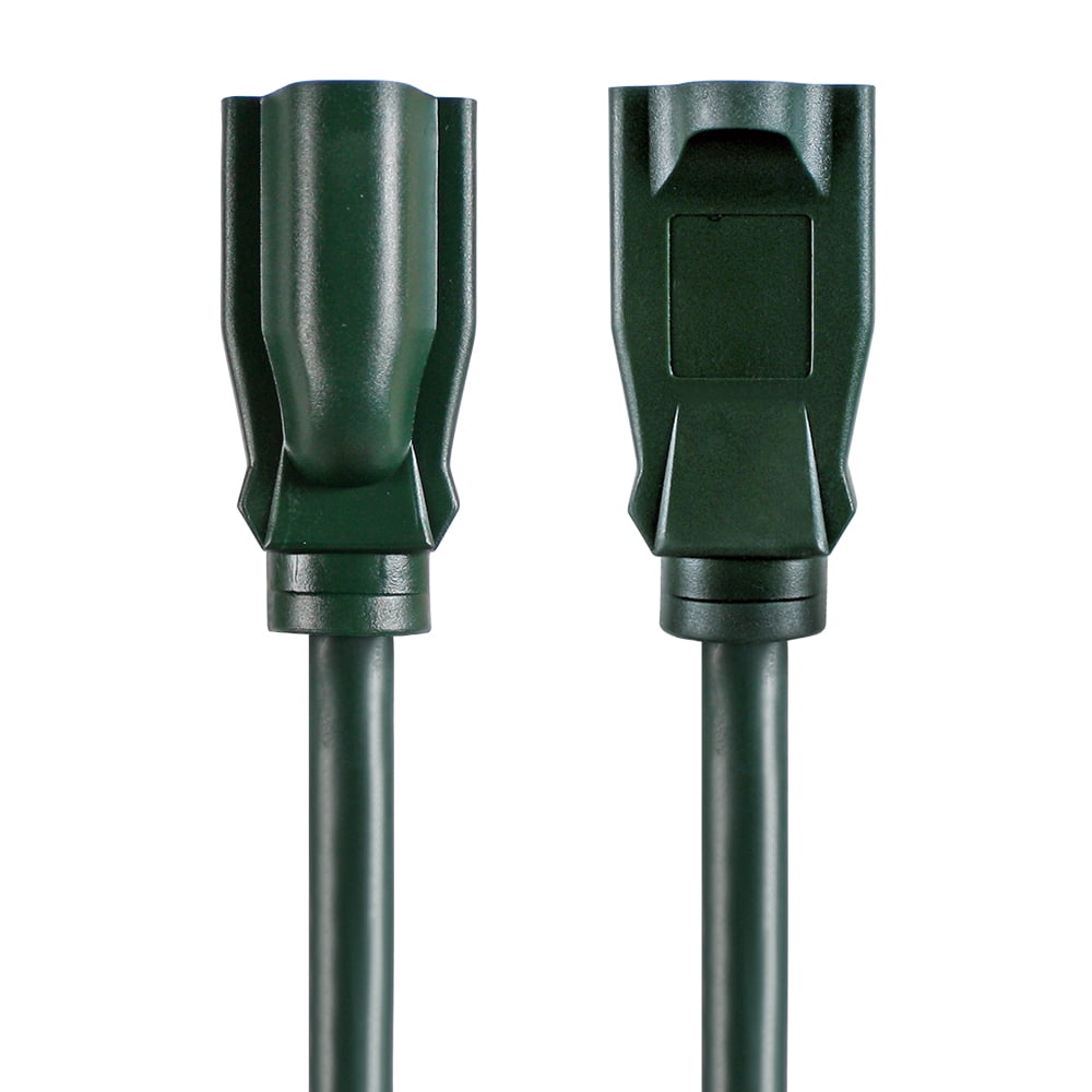 Hyper Tough 100FT 16AWG 3 Prong Green Single Outlet Outdoor Extension Cord
