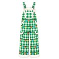thumbnail image 4 of IWRICH Christmas Overalls for Men Xmas Santa Plush Jumpsuit with Pockets Adjustable Straps Straight Leg Festive Workwear Green XXXXL, 4 of 6