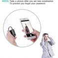 thumbnail image 5 of New Product,long Combination Padlock, 4 Digit Number Outdoor Code Padlock, Long Handle Combination Lock For Locker For Gym, Locker Room, College, Scho, 5 of 5