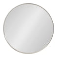 thumbnail image 2 of Kate and Laurel Rowla Miroir Mural Rond, Argent Diamètre 24 Pouces, 2 of 9