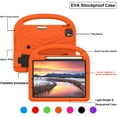 thumbnail image 6 of Allytechgroup Kids Case for Apple iPad Air 11 Inch M3 M2 2025/2024/ iPad Pro 11 M4 2024, Soft EVA Rubber Lightweight Handle Foldable Stand Heavy Duty Protection Kids Friendly Tablet Case,Orange, 6 of 11