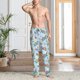 thumbnail image 2 of Balery Colorful Sea Turtle Pantalones de pijama para hombre, pijama ultraligero, pantalón de descanso-Medium, 2 of 6