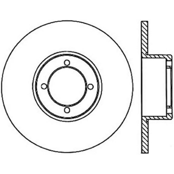 Centric Parts Disc Brake Rotor P/N:120.34002