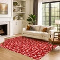 thumbnail image 7 of Addison Rugs Mayfield Premium Machine Washable Transitional Holiday Red Rectangle Rug, 10' x 14', 7 of 7