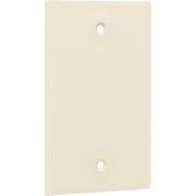Hyper Tough Oversized Outlet Wallplate, Single Blank, Light Almond Nylon, 5.4in, 53154