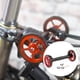 thumbnail image 3 of Portaequipajes trasero con varilla de extensión para ruedas de bicicleta plegable para transportar y caminar Rojo negro, 3 of 9