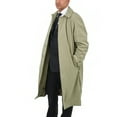 thumbnail image 3 of Men's Single Breasted Beige Long Trench Coat Jacket With Removable Belt & Liner, 3 of 10