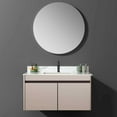 thumbnail image 5 of 43" Marble Vanity Top with Undermount Sink & Backsplash Carrara White, 5 of 9