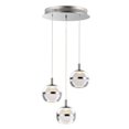 thumbnail image 1 of ET2 E24593-93PC Swank 3-Light Pendant Ceiling Light, Polished Chrome, 1 of 1