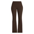 thumbnail image 5 of No Boundaries Ribbed Knit Flare Pants, Women's XXS-XXL, 5 of 5