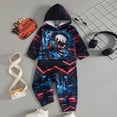 thumbnail image 2 of Linfrsh Boys Clothes Boy Fall Winter Outfits Long-sleeved Hooded Sweatshirt Pants 2Pcs Set, 2 of 9