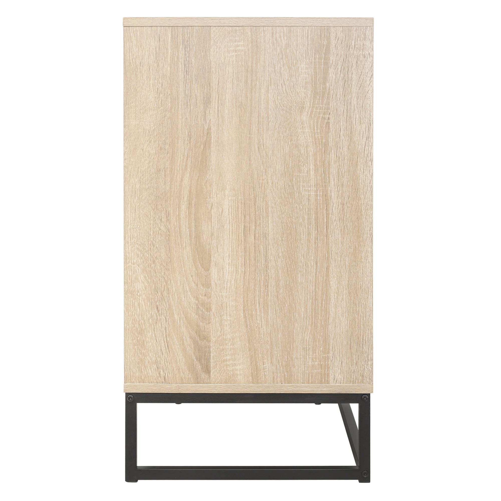 Resenkos Nightstand, Accent Storage Cabinet with 3 Drawer, End Table Suitable for Living Room, Natural Resenkos Nightstand, Accent Storage Cabinet with 3 Drawer, End Table Suitable for Living Room, Natural