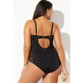 thumbnail image 2 of Swimsuits for All Women's Crochet Underwire One Piece Swimsuit, 2 of 6