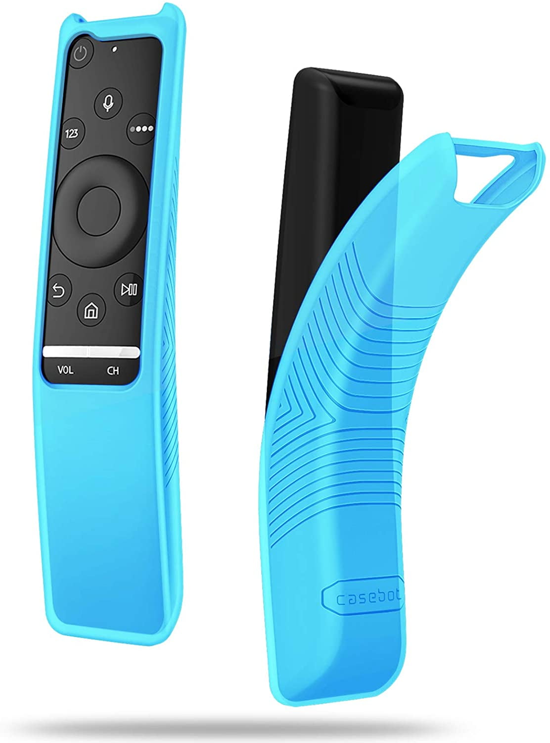 Protective Case For Samsung Smart Tv Remote Controller Bn59 Series Lightweight Kids Friendly Anti Slip Shockproof Silicone Cover Sky Blue Glow Walmart Com
