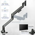 thumbnail image 6 of VIVO Black Pneumatic Arm Single Ultrawide Computer Monitor Desk Mount, 6 of 8