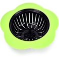 thumbnail image 4 of 4 Pack Creative Patterns Silicone Sink Strainer Kitchen,4.5" Diameter Easy Clean Plastic Sink Drain Filter Basket, 4 of 6