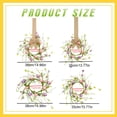 thumbnail image 4 of CoreLiving Easter Door Wreaths for Front Door Small Spring Wreath with Wildflower and Eggs Decor Artificial Tulip Floral Arrangement for Porch Window Wall Cabinet Kitchen Unique Easter Home Decor, 4 of 9