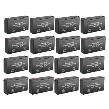 BatteryGuy Eaton Powerware NetUPS SE 2000RM pack replacement battery - BatteryGuy brand equivalent (rechargeable, High Rate - Qty of 16)