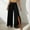 01 Black, variant on YueHuiYing Wide Leg Pants for Women Crossover High Waisted Casual Yoga Pant Pockets Lounge Split Pants