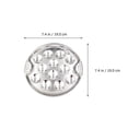 thumbnail image 2 of 2pcs Practical Restaurant Escargot Plate Barbecue Escargot Stainless Steel Dish, 2 of 9