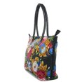 thumbnail image 2 of Clever Carriage Genuine Butter Leather Shopper Tote Handbag ~ Rose Garden $380, 2 of 6