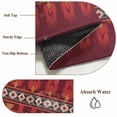 thumbnail image 6 of 5'x7' Area Rugs for Living Room Bedroom, Red Retro Boho Washable Rug Carpet Runner Indoor Outdoor, Vintage Ethnic Tribe Abstract Art Non Slip Floor Mats Area Rug for Kitchen, Nursery, 6 of 8
