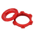 thumbnail image 1 of Center Lock Disc Adapter, Aluminum Alloy Easy Operation Bike Hub Disc Brake Center Lock Adapter Stain Resistant  For Maintanance Red, 1 of 8