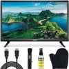 VIZIO D-Series 24-Inch Class 1080p Full HD LED Smart TV (D24F-G1) with Built-in HDMI, USB, SmartCast, Voice Control Bundle with Circuit City 6-Feet 4K HDMI Cable and LCD Screen Cleaning Kit