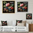 thumbnail image 4 of Designart "Renaissance Grapes Fruit Painting II" Food & Beverage Framed Wall Art - Pink Fruits Bedroom Framed Canvas Wall Art, 4 of 6