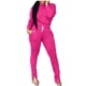 thumbnail image 2 of Puntoco Moda Mujer Bolsillo Cuello Redondo Casual Manga Larga Sudadera+Pantalón Conjunto Liquidación Puntoco Puntoco-3995, 2 of 5