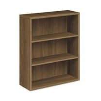 10500 Series 36 in. W x 13.13 in. D x 43.38 in. H Three-Shelf Laminate Bookcase - Pinnacle