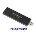 thumbnail image 4 of M.2 SSD a USB3.0 de Estuche de Almacenamiento Adaptador de Tarjeta Soporte 22 * ​​80 Mm shamjiam Caja de disco duro NGFF, 4 of 9