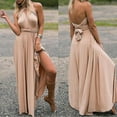 thumbnail image 4 of ExyWomenMultiwayWrapConvertibleBohoMaxiClubRedDressBandageLongDressPartyBridesmaidsInfinityRobeLongueFemme, 4 of 5