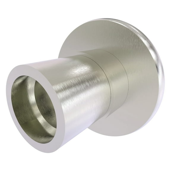 Shower Curtain Rod Brackets in Satin Nickel