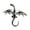 Black, variant on Enamel Dragon Brooch-European And American Fashion Studded -brooch-brooch- Versatile Studded Diamond Accessories For Women