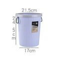 thumbnail image 2 of Worgeous  Kitchen Waste Basket Office Bathroom Garbage Can Trash Bin Cans Purple, 2 of 8