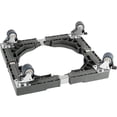 thumbnail image 4 of JOIKIT 2 Pcs Chariot de Meubles Réglable, Support de Réfrigérateur avec Roues Pivotantes Verrouillables, Rouleau Mobile Robuste pour Machine à Laver, Réfrigérateur et Sécheuse, 4 of 7