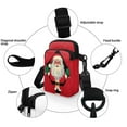 thumbnail image 5 of XYZCANDO Red Santa Claus Mini Crossbody Handbags for Women Men Messenger Purse for Travel Shop Yoga Mini Messenger Wallet Cellphone Wallet Case Money Bag, 5 of 7